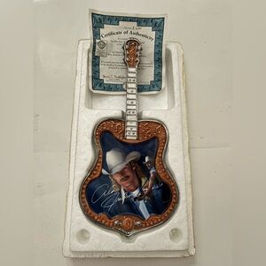 Alan Jackson Wanted Guitar Bradford Exchange